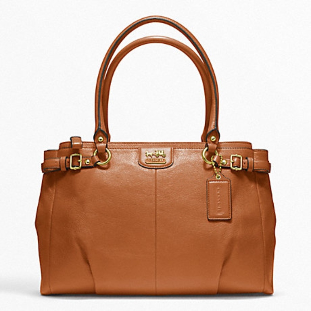 Coach Madison Carryall - Brass/Cognac